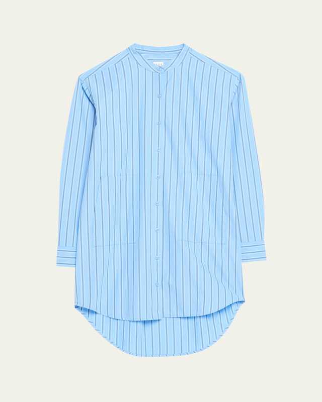 The Anika Striped Shirtdress